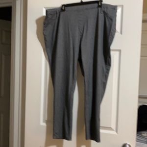 Medium grey leggings by faded glory 4x (26w-28w)